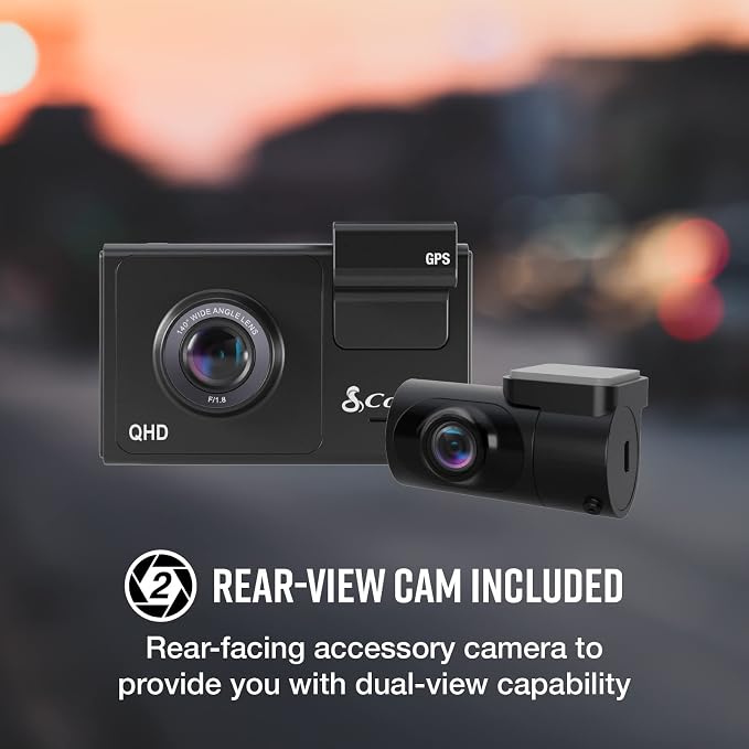 Cobra Smart Dash Cam + Rear Cam – QHD+ 1600P Resolution, Built-in Wi-Fi & GPS - Image 5