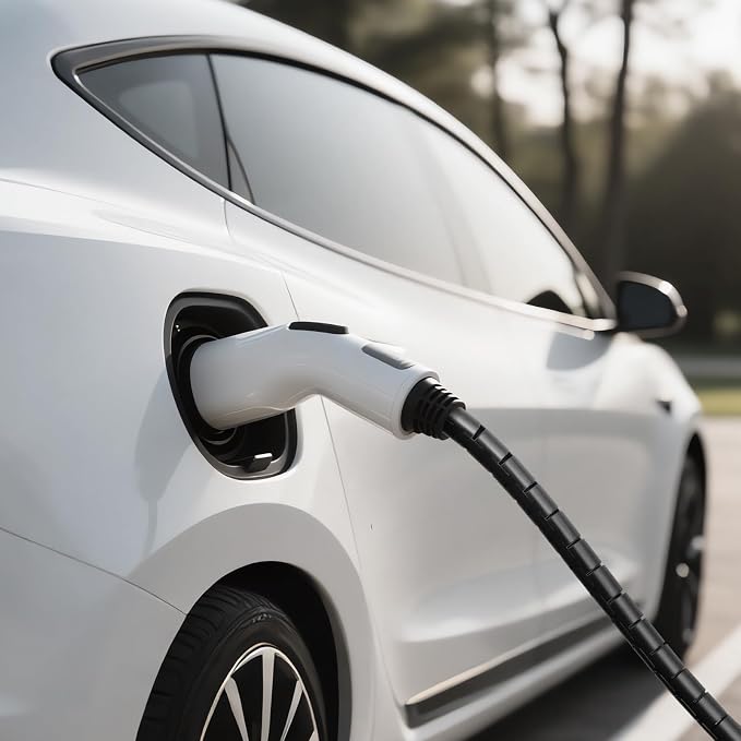 Spiral Cable Wrap, 26FT EV Charger Cord Protector Sleeve - Image 6
