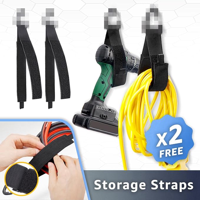 Garage Hooks, Large 2-Pack Shed Storage Hanger 11.8" Long Heavy Duty Wall Mount - Image 6