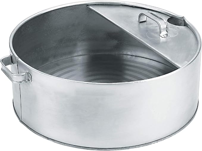 LUMAX LX-1710 Silver 6 Gallon Galvanized Drain Pan, Heavy Duty Construction by LumaxLLC