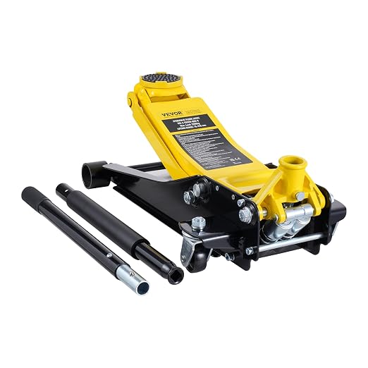 VEVOR Low Profile Floor Jack 2 Ton, Heavy Duty Iron Hydraulic Racing Floor Jack by VEVOR
