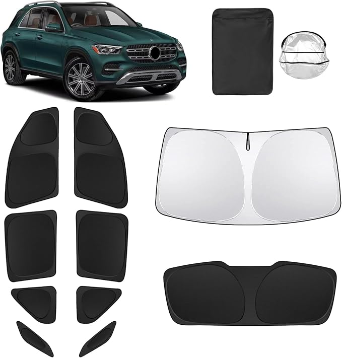10pcs Car Window Shades for Mercedes Benz GLE 350 450 2020-2024, Windshield by Unknown