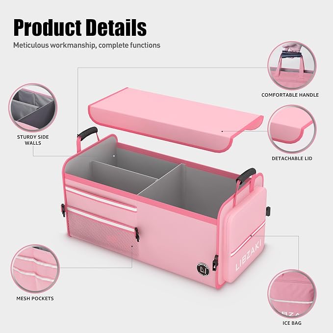 LIBZAKI Car Trunk Storage Organizer - Image 4