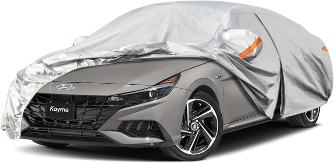 Kayme 6 Layers Car Cover Custom Fit by kayme
