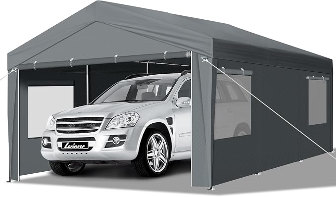 VINGLI 10x20 Carport Canopy Portable Garage by VINGLI