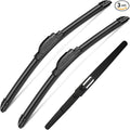 3Pcs Windshield Wipers for Nissan Rogue 2014-2023, Pathfinder Wipers 2013-2023 by SCTIOANSNOemWiperBlades