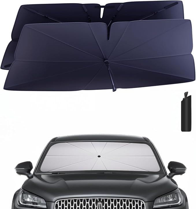 Windshield Sun Shade Umbrella for 2020-2025 Lincoln Corsair Accessories: Custom by HIMUMOY