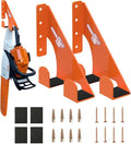 Chainsaw Holder -2 Pack- 180LB Heavy-Duty Alloy Steel Wall Mount Set, Chainsaw by Unknown