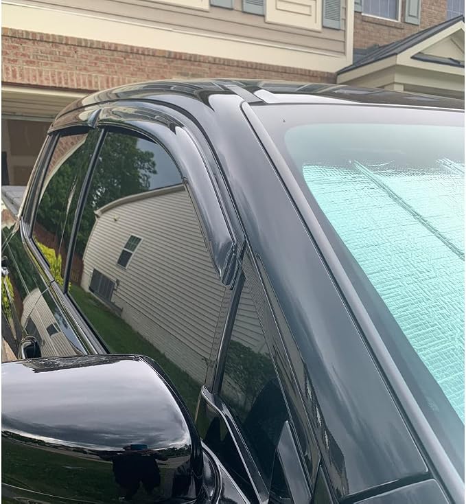 94276 Sunproof Waterproof Side Window Wind Deflector, Window Visor fit - Image 2