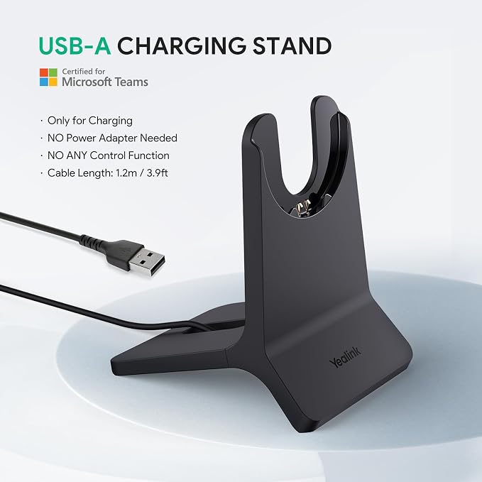 Yealink BH70 with Stand Wireless Bluetooth Headset with Microphone - Image 5