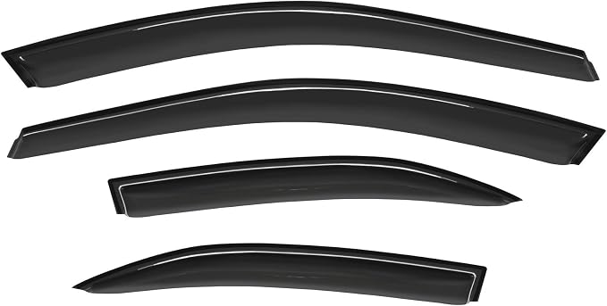 Wind Deflector Compatible with 2002-2006 Toyota Camry Smoke Sun/Rain Guard - Image 2