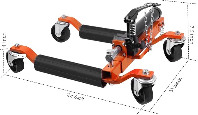 2Pcs Car Wheel Dolly, 1500LBS Capacity Trailer Dolly - Image 2