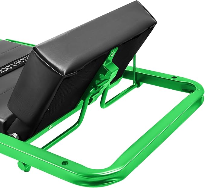 DNA MOTORING 48" 2 IN 1 Folding Rolling Garage Shop Creeper Roller Seat - Image 6
