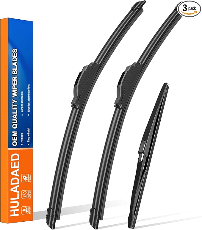 HULADAED® 26''+14''+12'' Windshield Wipers Replacement forNissan Rogue by HULADAED
