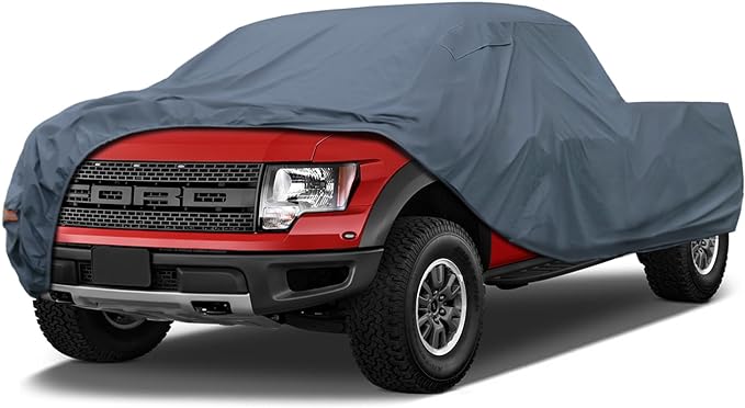 16 Layers Truck Cover Waterproof All Weater, Heavy Duty Outdoor Pickup Truck by GUNHYI