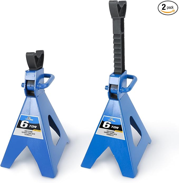 6 Ton Automotive Jack Stands, Heavy Duty Steel Car Lifting Stand by BLACKHORSE-RACING