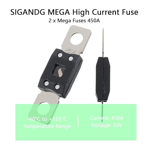 450A MEGA High Current Fuse - 450 Amp Bolt-on Fuse - Image 5