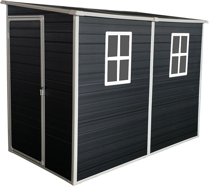 4x8 FT Outdoor Storage Resin Shed - Image 8