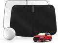 Windshield Sun Shade for Audi Q3 2019-2025 Foldable Sunshade Custom Fit Front by SULAGIWINDSHIELDSUNSHADE