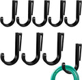 8 Pcs J Tool Hooks Plastic Multi Purpose Shed Organizer Accessories by Qiyaz