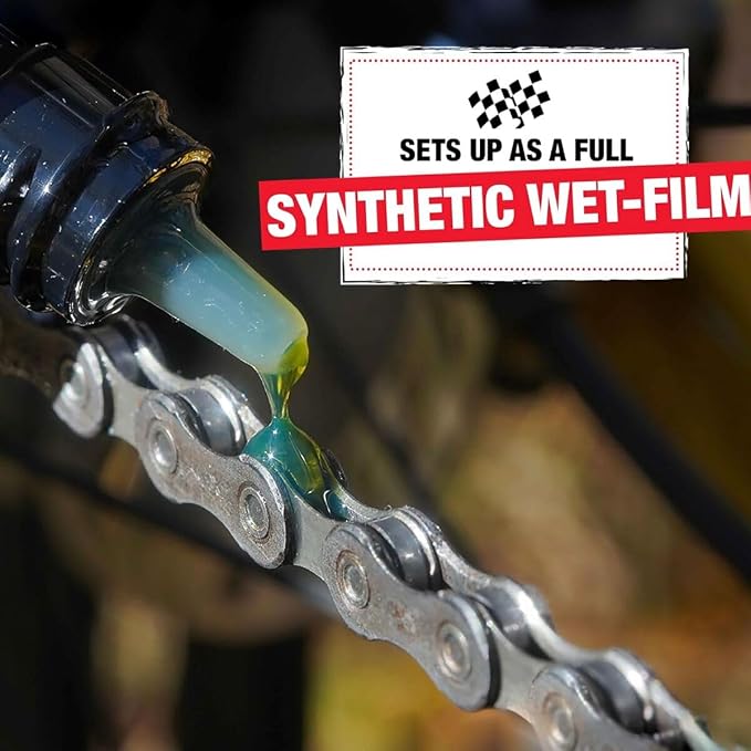 Finish Line WET Bicycle Chain Lube 2oz Drip Squeeze Bottle - Image 3