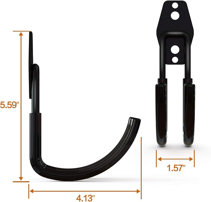 Garage Storage Utility Hooks，Garage Garden Tool Organizer，Steel Wall Mount Hooks - Image 2