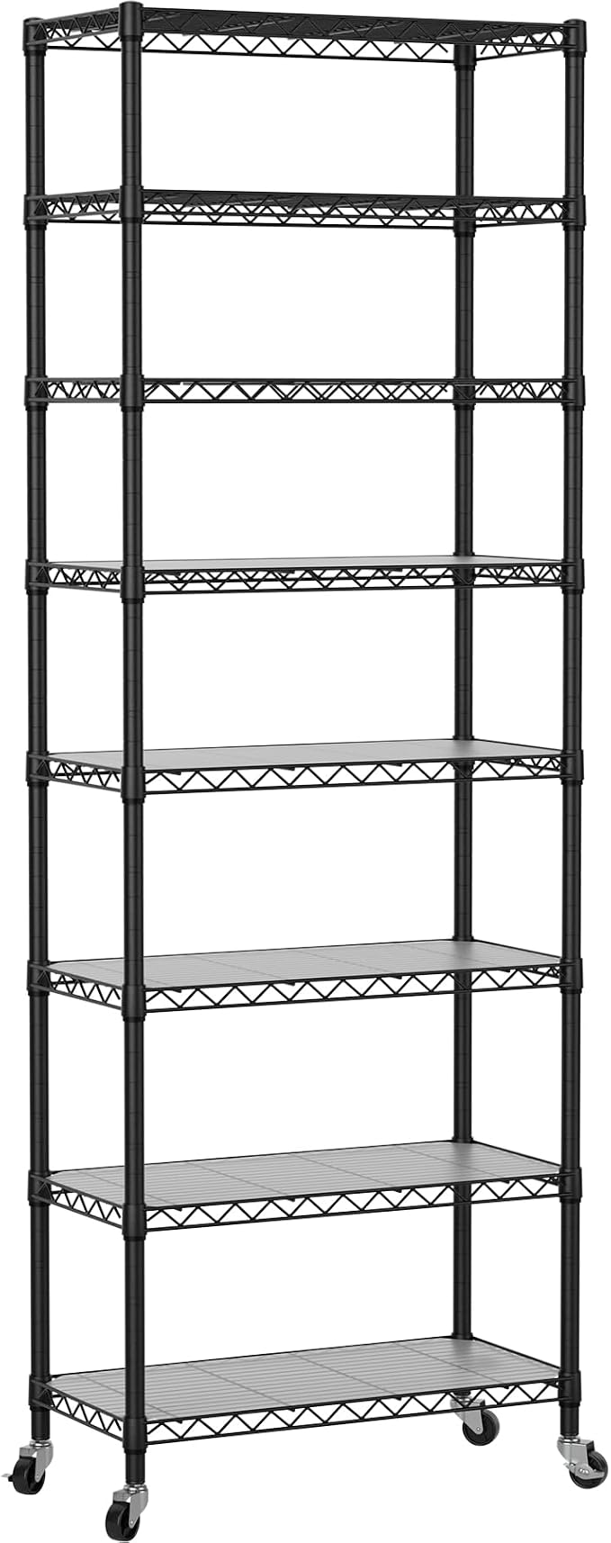 SINGAYE 8 Garage Heavy Duty Shelving Unit Kitchen Pantry Close Home Organizers - Image 9