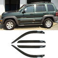 94428 Side Window Visors Wind Vent Deflectors Compatible by Deebior