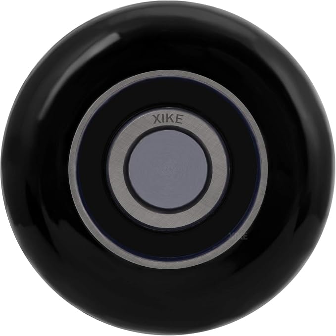 XiKe 12 Pack Black 2" Nylon Garage Door Roller 4" Stem, Quiet/Durable and High - Image 3
