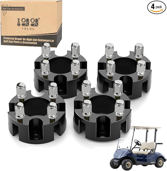 10L0L Golf Cart 2 inch Wheel Spacers by 10L0L