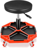 Auto Dynasty Mechanic Stool, Adjustable Rolling Pneumatic Creeper Garage Shop by AutoDynasty