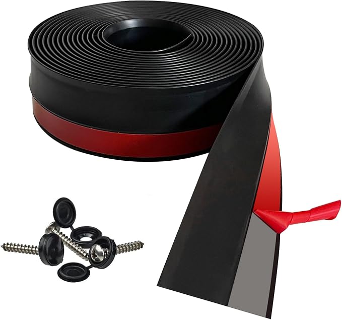 Garage Door Seal Top and Sides Seal Strip, 40FT Universal Garage Door Weather by SHOWMEMY