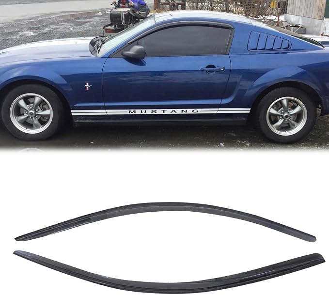 2pcs Original Shatterproof Outside Mount Style Sun Rain Guard Durable Side - Image 2