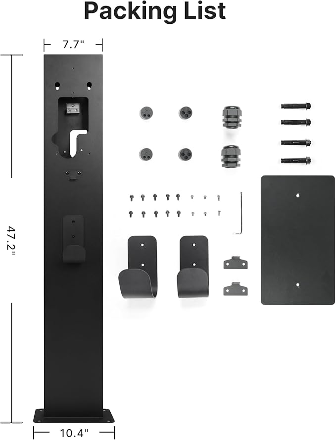Autel Ev Charger Connector Pedestal, Freestanding Electric Car Charging - Image 7
