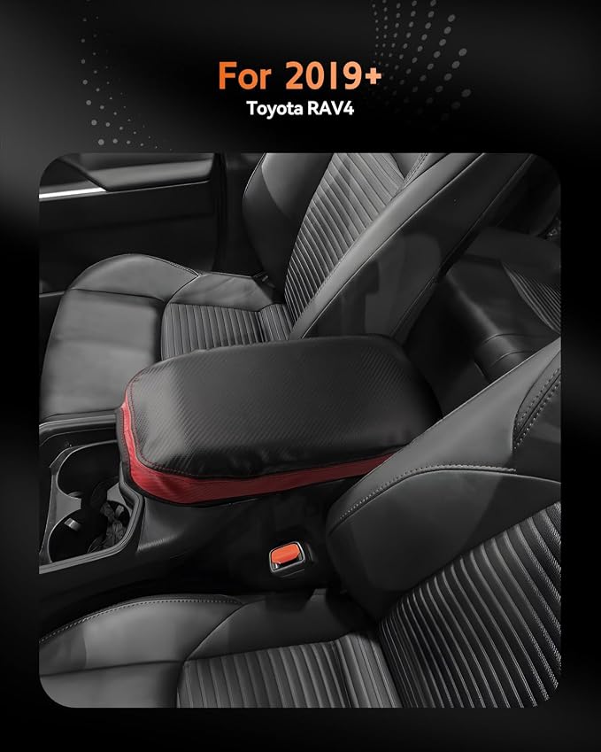 CDEFG for Toyota RAV4 2019-2025 Center Console Cover Armrest Box Cover for RAV4 - Image 2