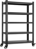 Kitchen Shelving with Lockable Wheels by Lauxery