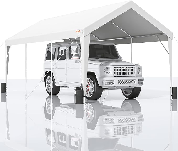 VEVOR Upgraded 10x20 ft Heavy Duty Carport Car Canopy, Car Port Garage Boat by VEVOR