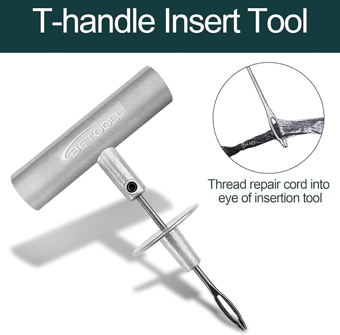 BETOOLL Tire Repair Kit, Sets of 2-24pcs Professional Heavy Duty Universal - Image 3