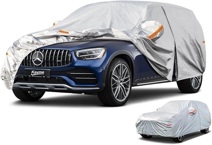 Kayme 6 Layers SUV Car Cover Waterproof All Weather by kayme