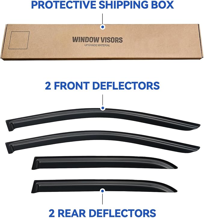 Window Visors Rain Guards Shield - Image 5