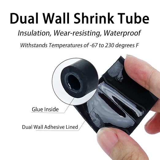 3:1 Ratio Heat Shrink Tubing Roll Adhesive Lined Industrial Marine Grade Dual - Image 4
