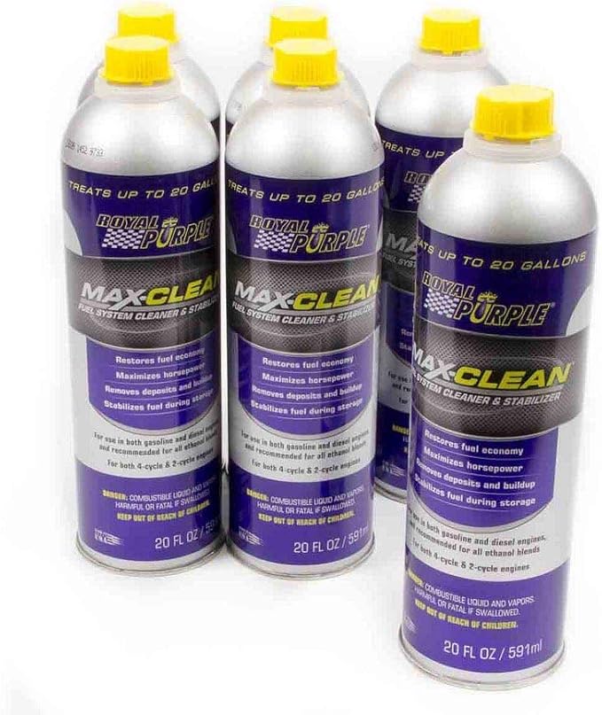 Royal Purple 11723-6PK Max-Clean Fuel System Cleaner and Stabilizer - 20 oz. by RoyalPurple