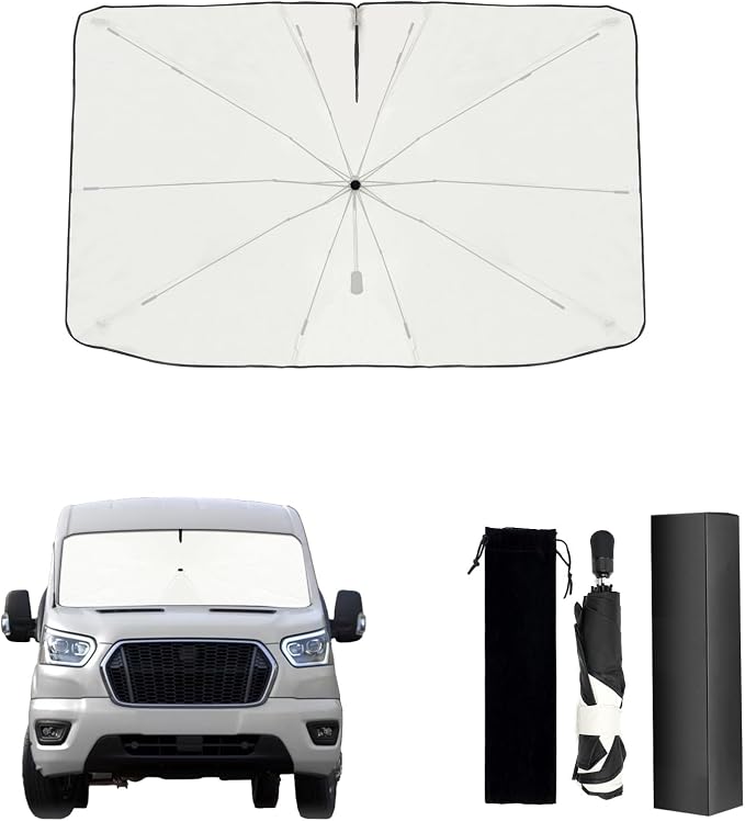 Umbrella Sunshade for Ford Transit 150 250 350 Accessories 2015-2023 2024 2025 by Raspillere