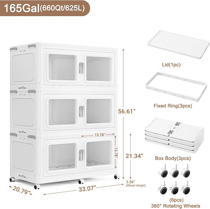 660 Qt Stackable Storage Bin - Image 2