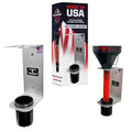 Pit Posse PP3364 Aluminum Oil Funnel Holder Storage Rack by PITPOSSEMOTORSPORTS