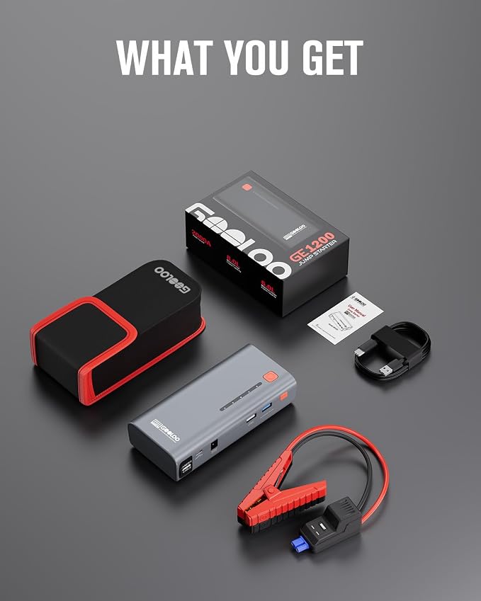 GOOLOO Jump Starter Battery Pack 3000A Peak SuperSafe Car Starter - Image 7