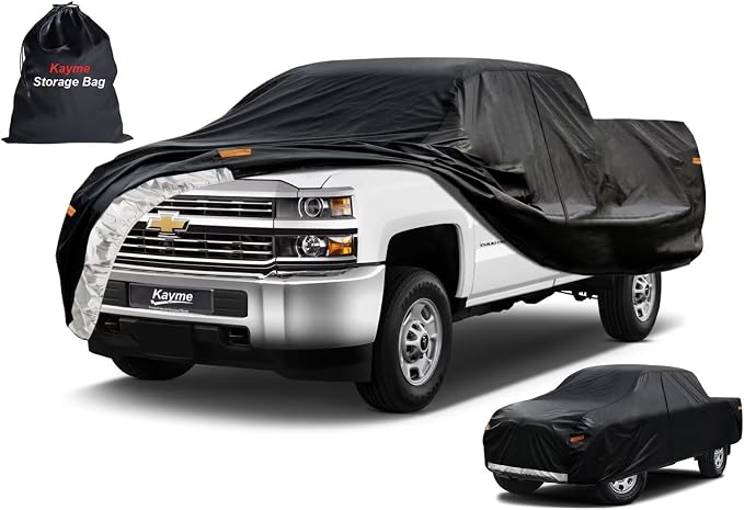 Kayme Truck Cover Custom Fit Chevrolet Silverado 2500HD Extended/Crew Cab LB. by kayme
