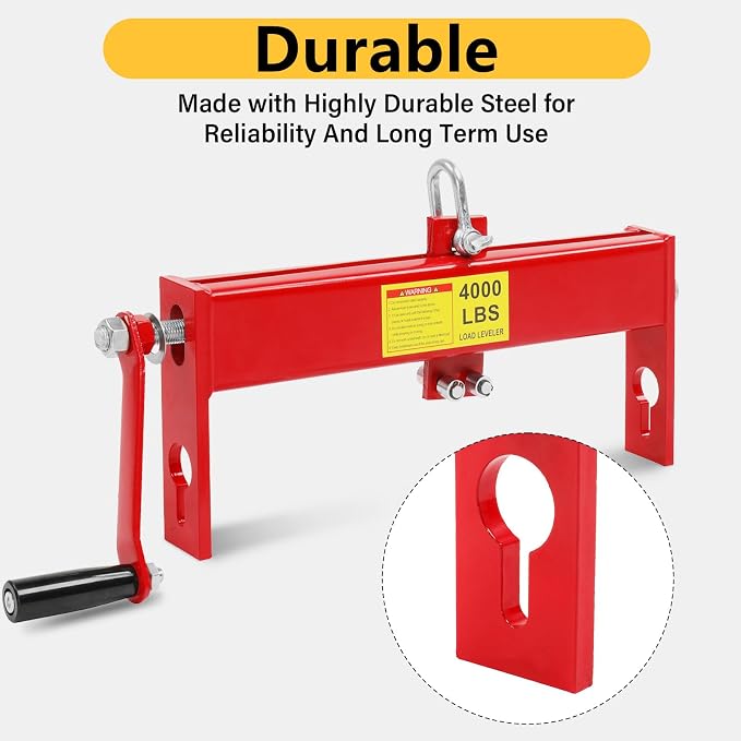 4000lbs 2 Ton Load Lever Engine Hoist Crane Cherry Picker Lift Tool Heavy Duty - Image 2