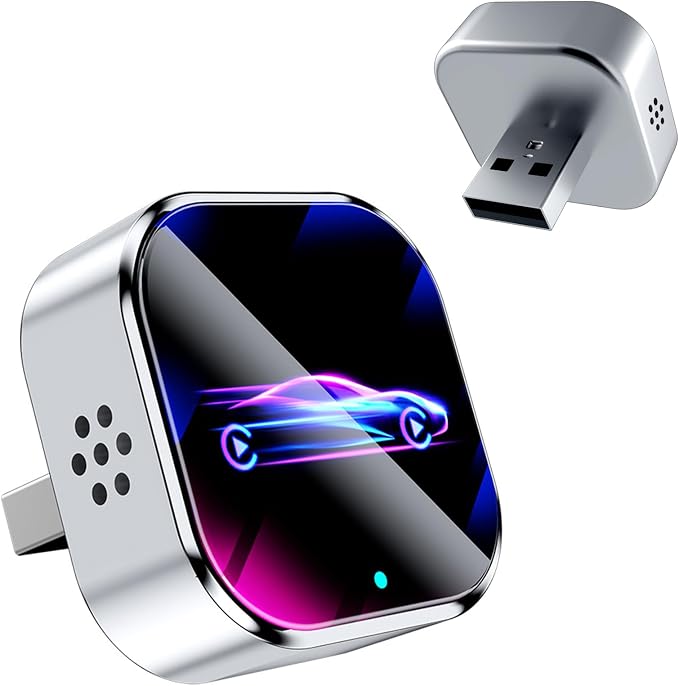 Wireless CarPlay Adapter for iPhone, 2025 Upgrade Convert Wired to Wireless Car by LULEENEMO