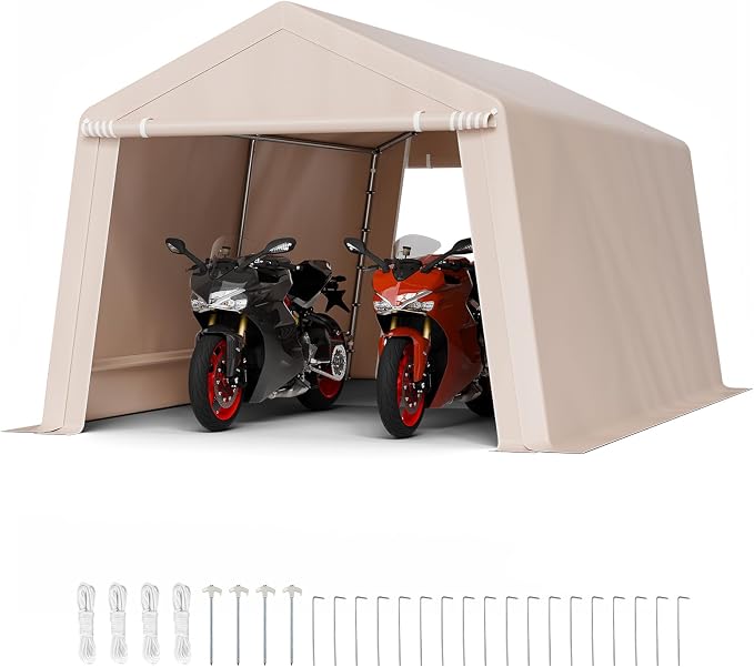 VEVOR Outdoor Storage Shed, 10 x 15 ft Portable Storage Tent by VEVOR